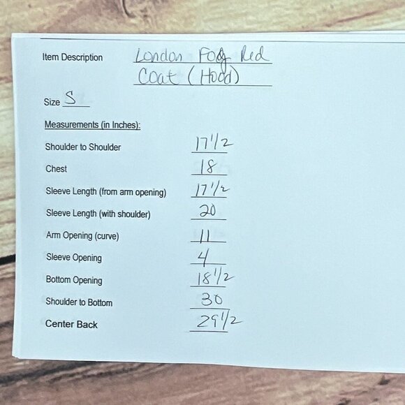 London Fog Red Down Winter Fur Hooded Jacket, Size: M - Picture 6 of 6